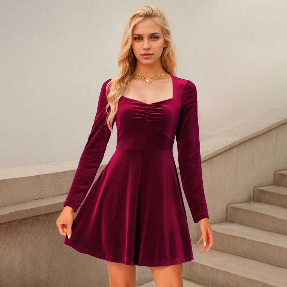Women's Elegant Slim Fit Mini Dress