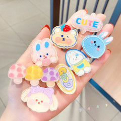 亞克力卡通可愛兒童髮夾套裝碎發劉海邊夾小兔子韓版女童發卡髮飾