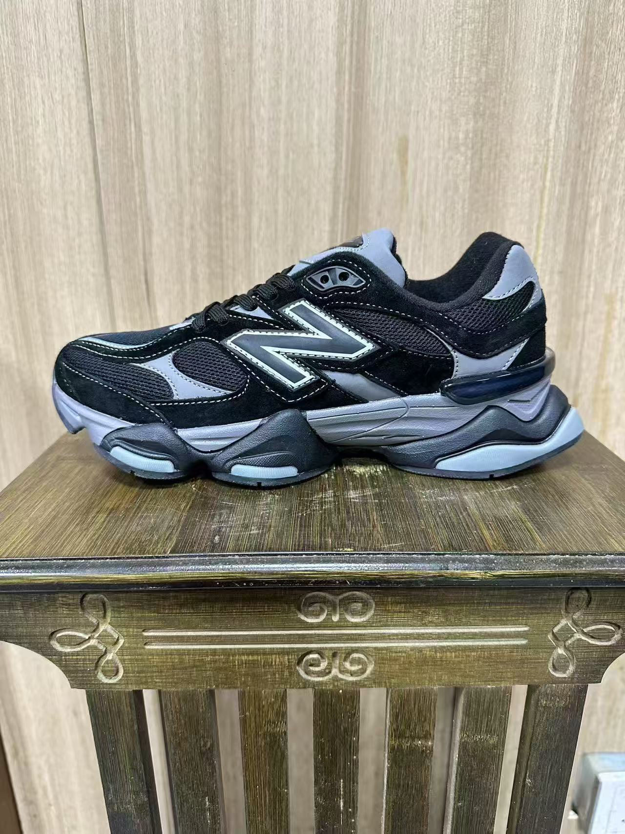 Zapatos Putian nb9060 zapatos de mujer originales puros Millennium Little Elephant Pezuña retro suela gruesa aumentada transpirable y resistente al desgaste zapatos de hombre para correr