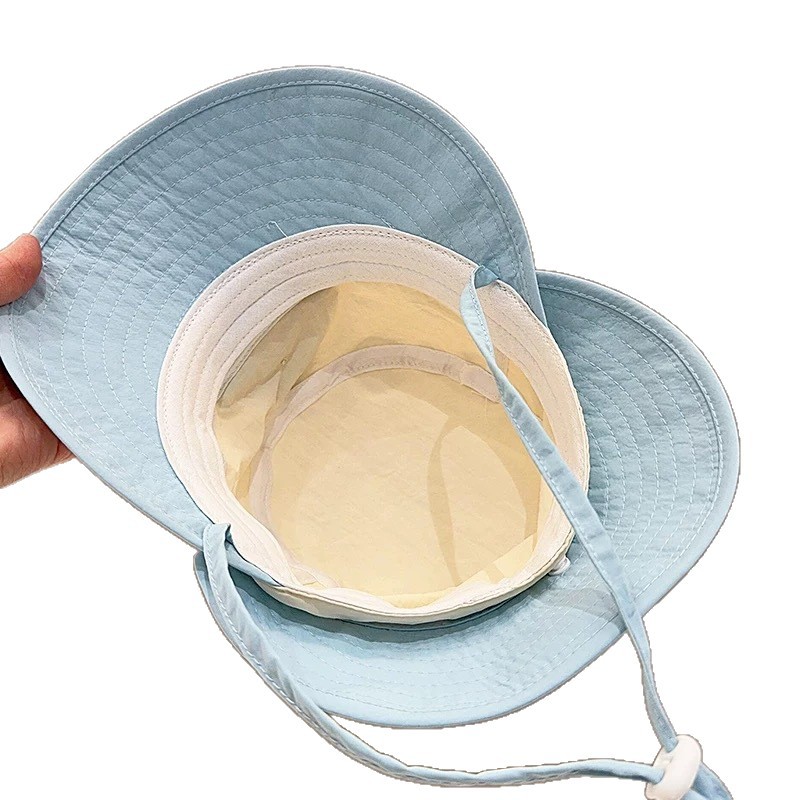 Sombrero para el sol para bebés de primavera, sombrero para el sol para niños, sombrero de pescador fino de primavera y verano, sombrero para el sol de secado rápido y transpirable al aire libre