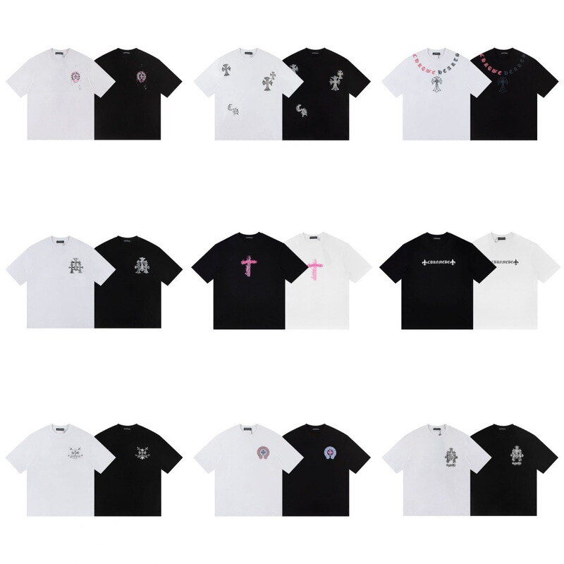 2024 New Heavy-Duty Colorful Sanskrit Horseshoe Cross Foreign Trade Ready Stock Wholesale Couple Short