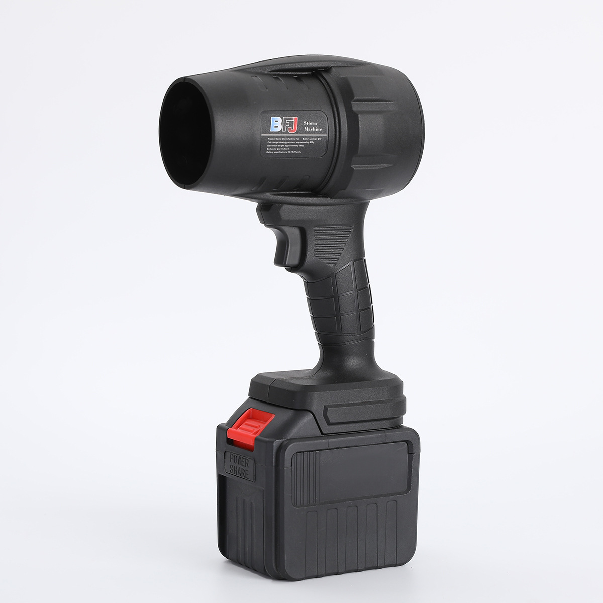 Household Charging Turbine Storm Big Wind Lithium Battery Blade Hair Dryer High Power Wireless Car Booster Fan