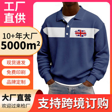 �羳��ó��ʿ����polo��Ӣ������ӡ��������װ���ﻪ�������