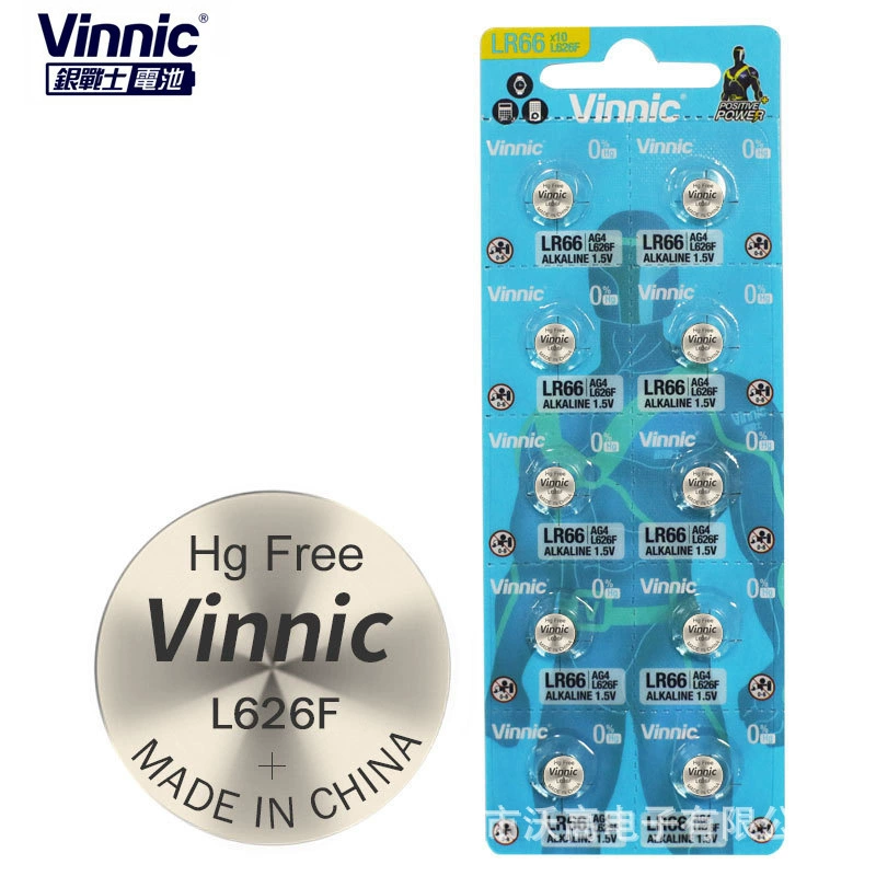 Кнопочная батарейка для кварцевых часов Vinnic LR621/626/521 и другие модели батареек оптом