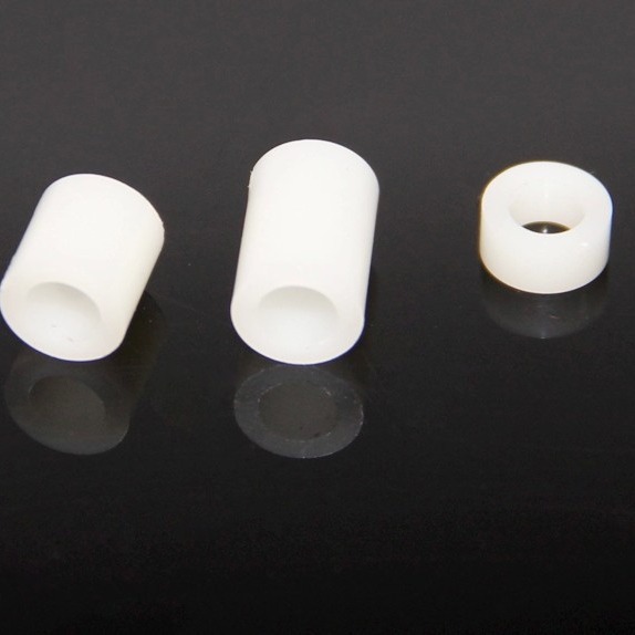 14X8.2X18MM 圆形直通柱塑料隔离柱空心绝缘支柱PC板支撑柱垫高柱