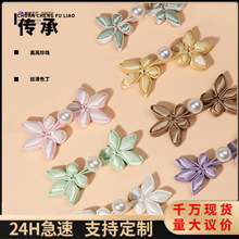 旗袍盘扣唐装汉服中式礼服高档盘扣国潮风朱砂梅纽扣嫁衣秀禾扣子