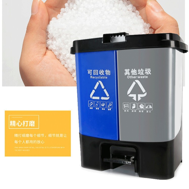 New Model Household Classified Waste Bin with Lid, Outdoor Storage Bin, Foot-Pedal Trash Can, Plastic Manufacturer New Model Household Classified Waste Bin with Lid, Outdoor Storage Bin, Foot-Pedal Trash Can, Plastic Manufacturer