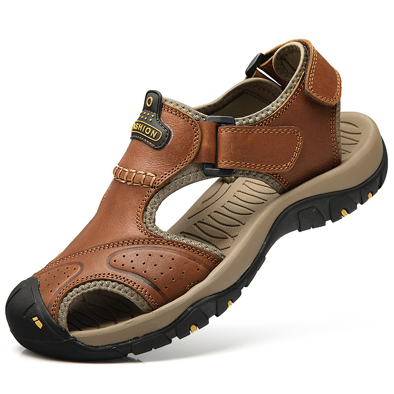 man sandals for men summer size 48 genui...