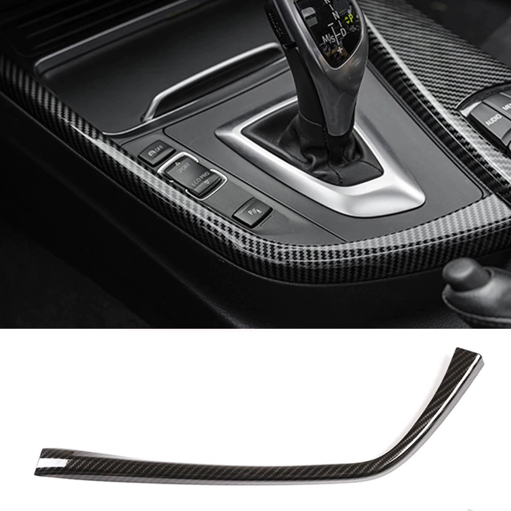 Подходящая для BMW 3 Series модифицированная interior, крышка боковой панели центра управления декоративная коробка 3GT мультимедийный углеродное волокно интерьер
