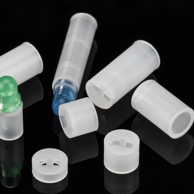 批发供应5x12mm 尼龙间隔柱 led双孔导光柱 塑料两孔隔离柱 灯柱