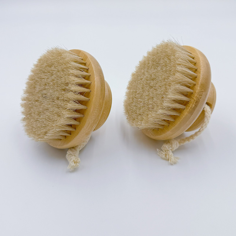 Fuente personalizable cepillo de baño explosivo transfronterizo cepillo de pelo de caballo limpieza profunda cepillo trasero cepillo de baño artefacto de baño