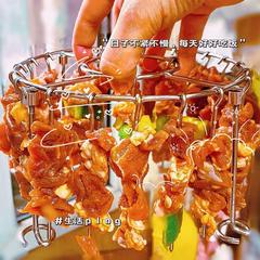 新商品空気フライヤーオーブン24本焼きラック食品級304ステンレス汎用焼き串焼き針