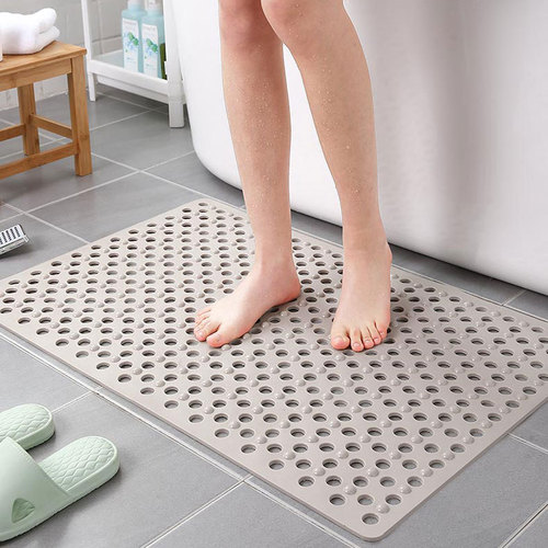 Wholesale bathroom square non-slip massage water-proof foot mats bathroom bathing elderly children anti-fall hollow floor mats