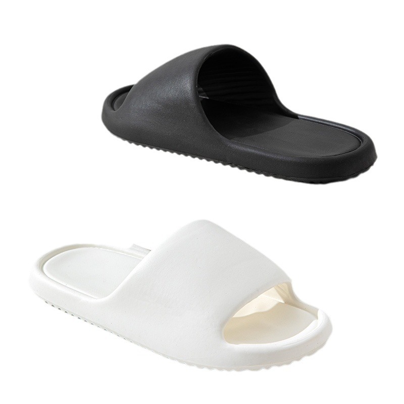 Desodorante antideslizante zapatillas para el hogar personalidad de verano pareja simple zapatillas de suela gruesa zapatillas de suela blanda para hombres