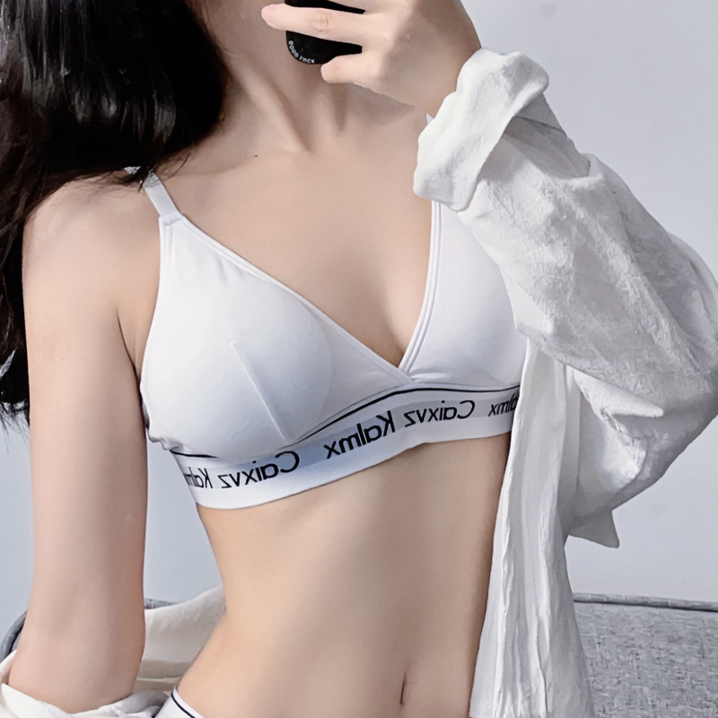 Ck&Almx Sports Bra for Women, Seamless French Triangle Cup Bra, Outerwear Underwear, Single Piece, Breathable