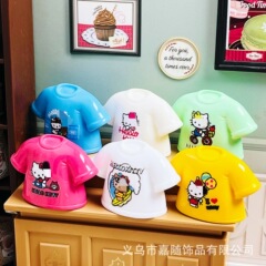 微缩树脂仿真日系KT短袖T恤 DIY饰品配件便利店迷你超市dollhouse
