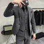 商务修身英伦韩版西服