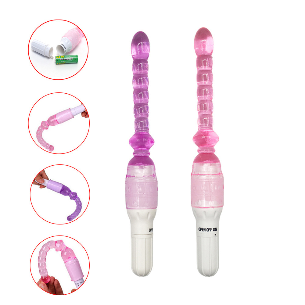Jelly femminile, massaggio provocante, bastone da flirt, masturbatore, perline da tirare, vibratore per il punto G, giocattoli sessuali per adulti_voghion.com