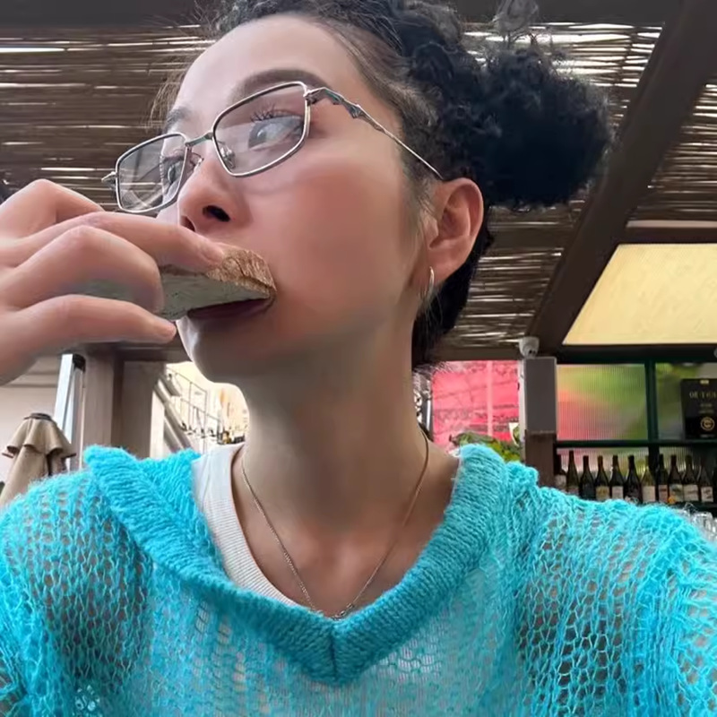 2024年新作GMメタルメガネフレーム、男性用、タン・ジアンと同じスタイル、女性用シルバースクエアスターメガネフレーム、度付き対応可能