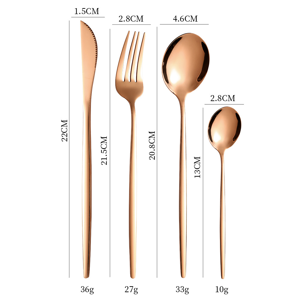 Bestiksæt i rustfrit stål til hotel og restaurant_voghion.com