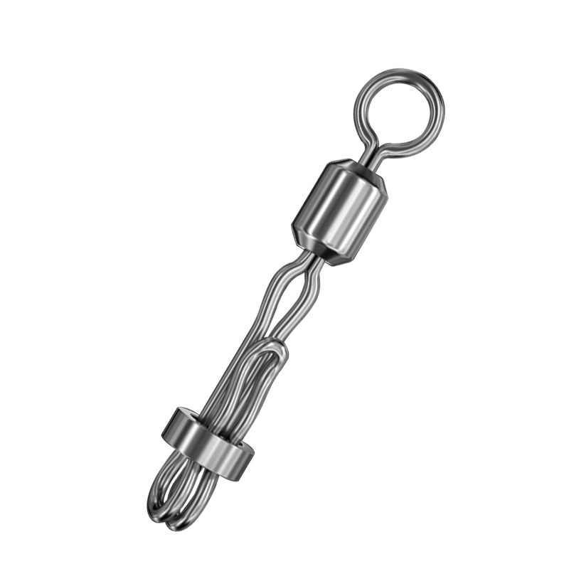 Mil carpa Laihe conector de clip de alambre de oro conector de cambio rápido de línea accesorios de artes de pesca sub-línea giratoria al por mayor
