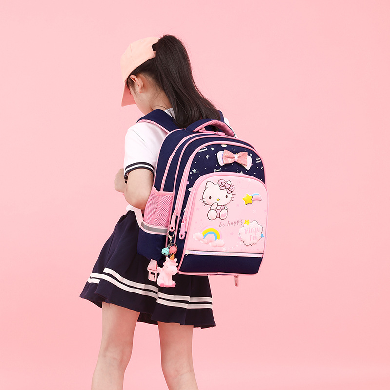 Mochila escolar con ruedas para niños de primaria con seis ruedas que pueden subir escaleras, mochila impermeable de gran capacidad y que reduce la carga para niñas de 1.º a 3.er grado