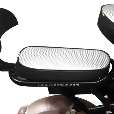 Seat Cushion, Scratch-Resistant, Full Coverage, Suitable | Electric car cushion - silver-square-diamond-rear-seat