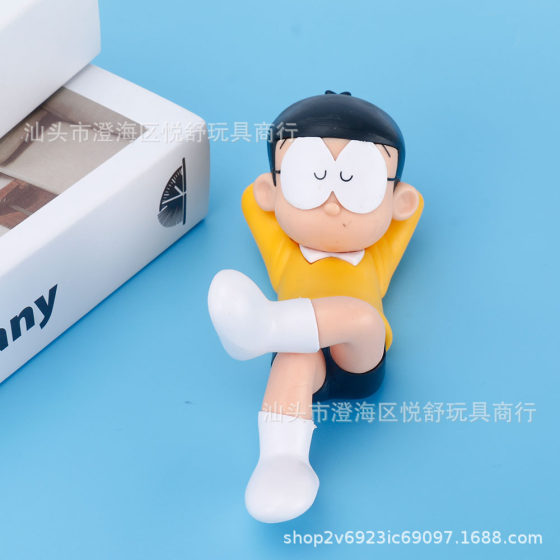 Solid PVC Large Sleeping Big Male Car Doll Lying Position Big Male Cake Decoration Car Console Decoration