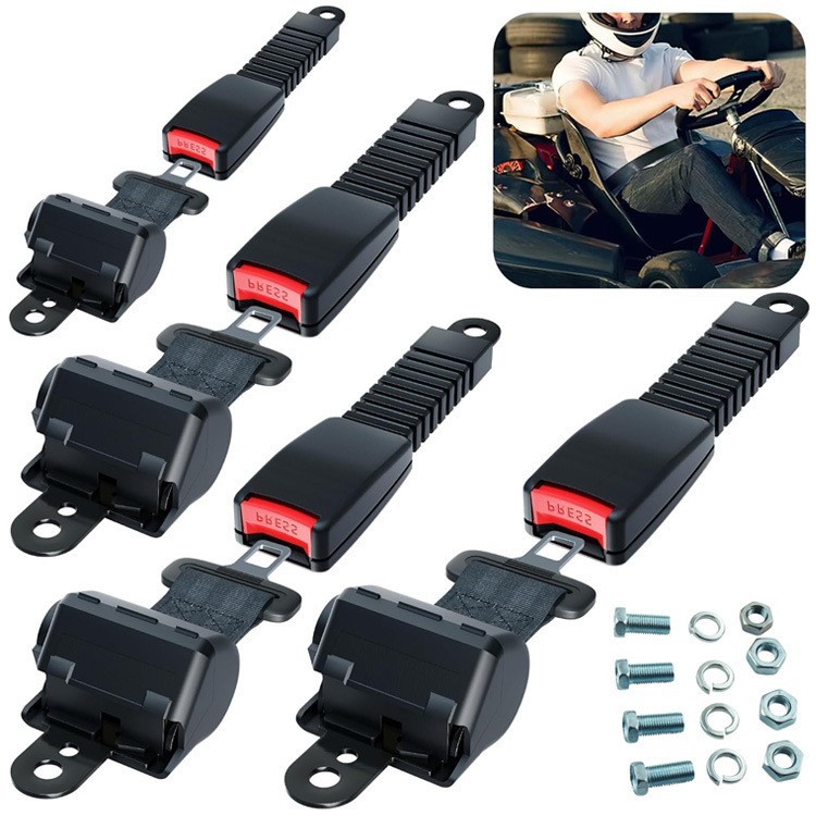 X Golf Cart Seat Belt Fully Automatic Two-Point Seat Belt Forklift Seat Belt Spot Wholesale