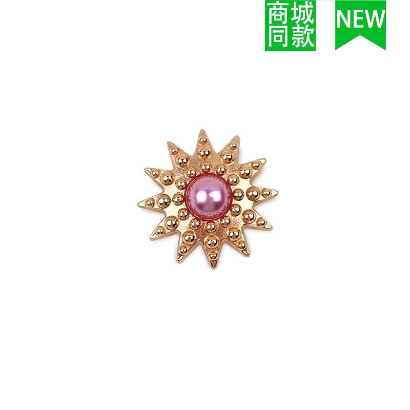 クロスボーダー卸売新しいクロックスアクセサリー靴バックル金属レターチェーン適応クロス靴花 DIY アクセサリー|undefined