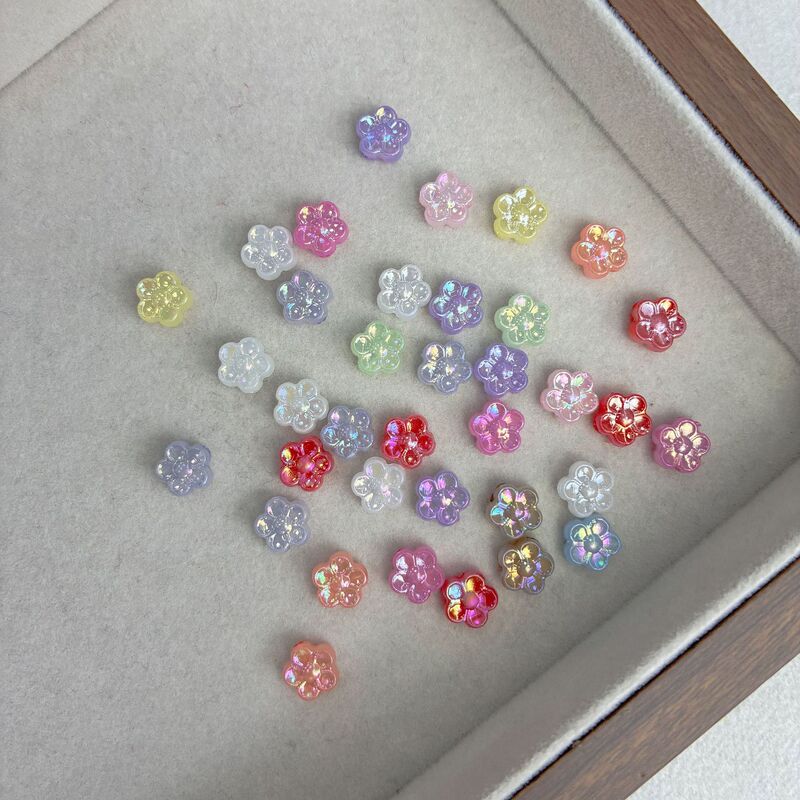 8mm Gold Powder Small Flower DIY Nail Art Decorations, Three-Dimensional Colorful Flower Nail Decorations, Earrings, Phone Case, Wearable Nail Accessories 8mm Gold Powder Small Flower DIY Nail Art Decorations, Three-Dimensional Colorful Flower Nail Decorations, Earrings, Phone Case, Wearable Nail Accessories