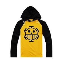 跨境动漫海贼王死亡外科医生COS卫衣特拉法尔加罗同款衣服长袖T恤