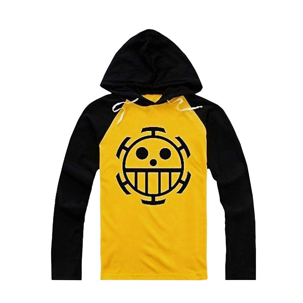 跨境动漫海贼王死亡外科医生COS卫衣特拉法尔加罗同款衣服长袖T恤