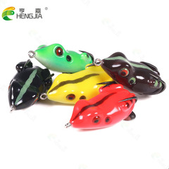 Hengjia Luya bait sequin thunder frog fishing soft bait black bait fishing gear wild fishing thunder frog sequin fake bait super cost-effective