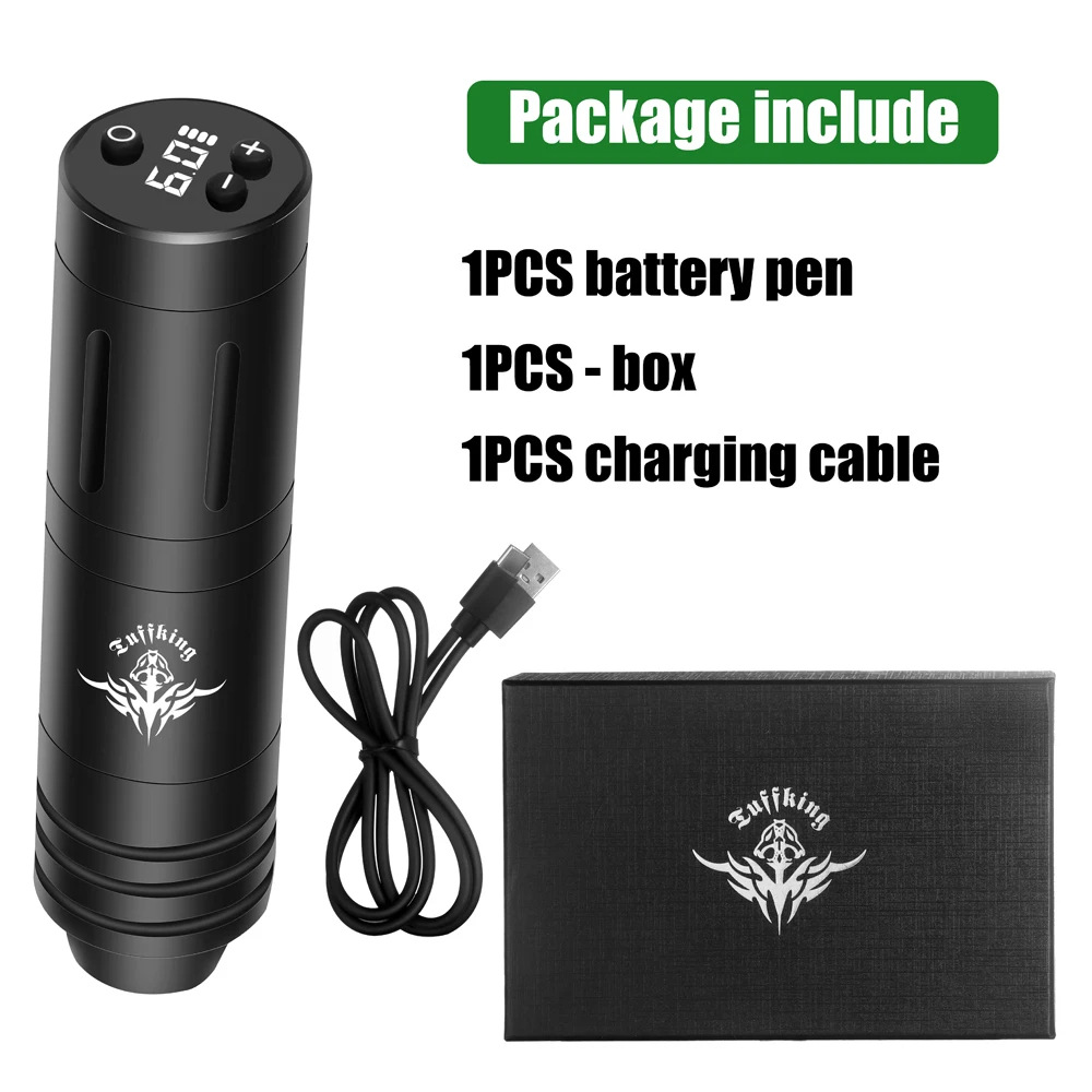 Transfronterizo Tuffking batería inalámbrica tatuaje pluma tatuaje herramienta pluma motor integrado máquina de tatuaje al por mayor