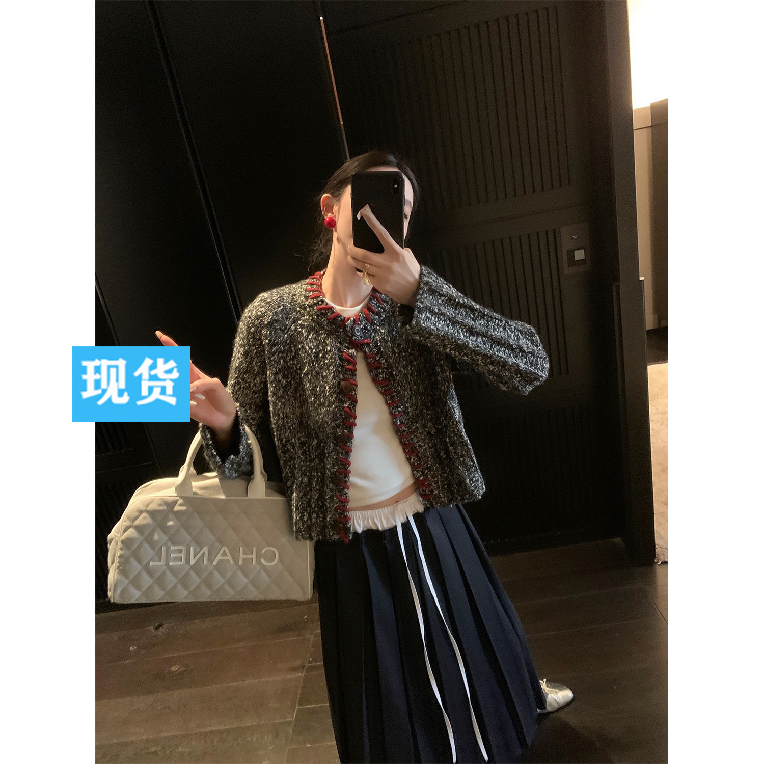 Winter retro sweater