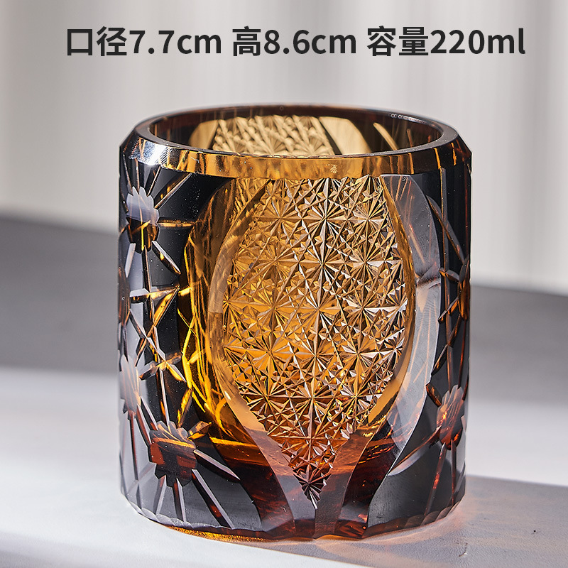 Amber Planet Black (single wooden box)