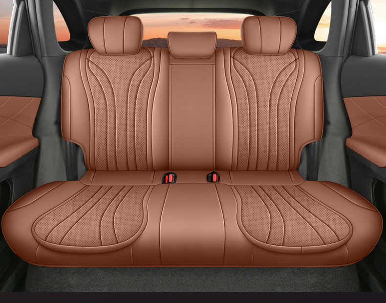 26 Models of Fifth-Generation Tiggo 8 Special Car Seat Covers, All-Season Universal Full-Cover Leather Perforated Breathable Seat Covers