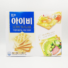 韓國進口海太IVY原味蘇打餅干270g盒裝早餐代餐兒童休閑小零食品