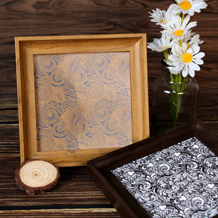 Retro square photo frame American simple creative picture frame 6 inch 7 inch wall hanging decoration picture frame wholesale