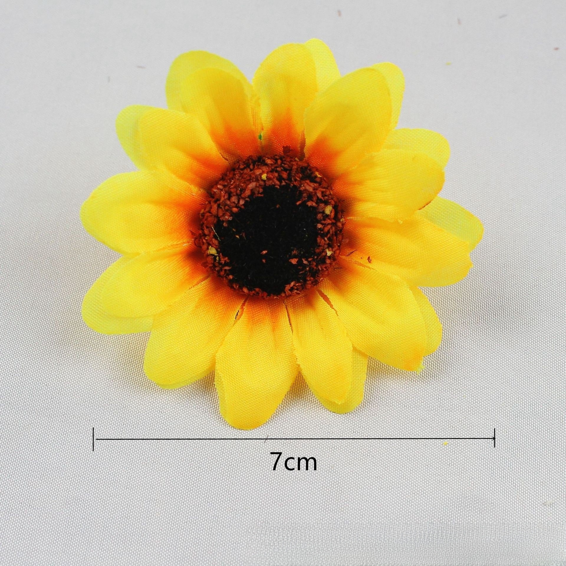 Especial transfronterizo para la producción de coronas de flores de sol pequeñas, pulsera de boda, suministro de cabeza de girasol de simulación de girasol