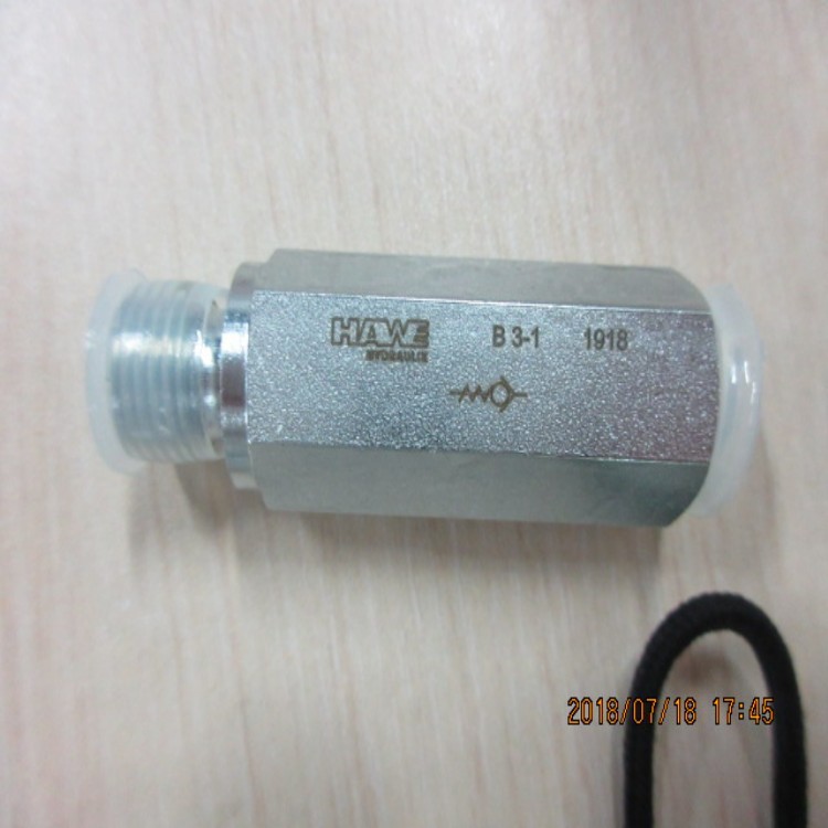 德国HAWE/哈威  B型单向阀 B3-1 货期短