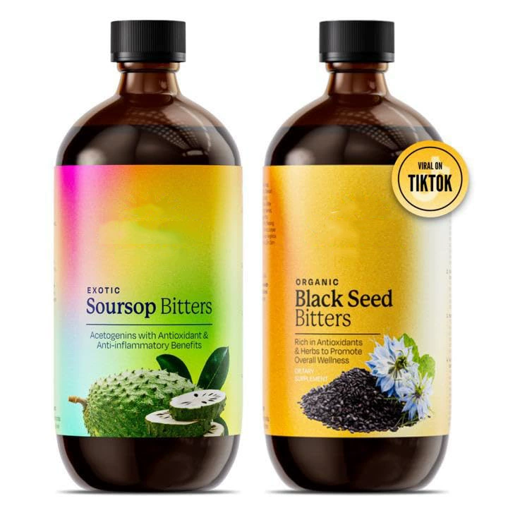 Трансграничный взрыв горького вина супер завод Black Seed/Soursop Bitters