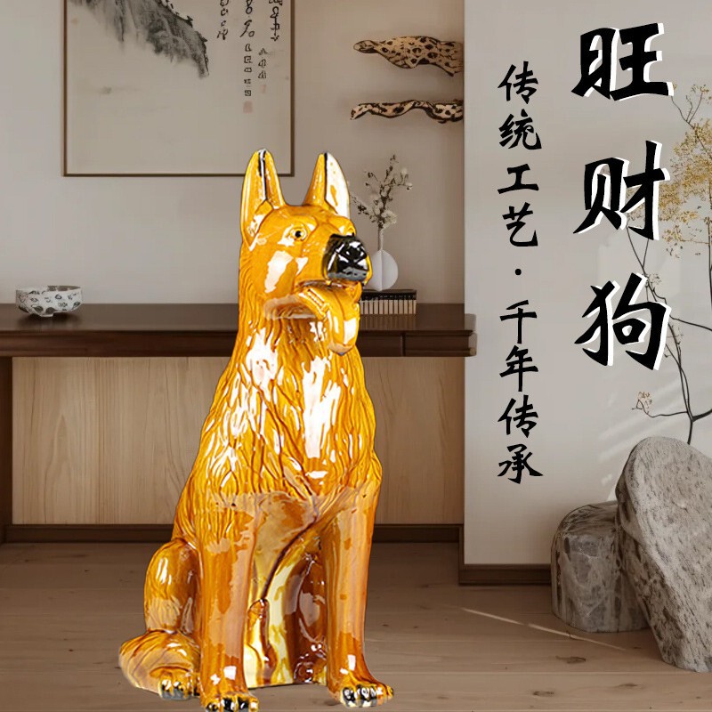 Tang Sancai Dog Ceramic Crafts Dog Ornaments Zodiac Dog Home Decorations Hall Decoration Wolf Dog Opening Gift Tang Sancai Dog Ceramic Crafts Dog Ornaments Zodiac Dog Home Decorations Hall Decoration Wolf Dog Opening Gift