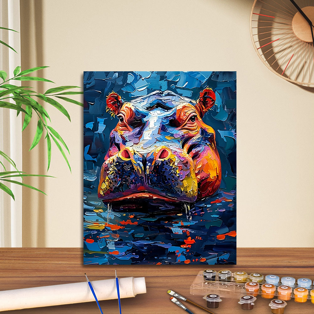 Transfronterizo jitdiy agente de pintura al óleo digital fabricantes al por mayor artesanal amazon pintura al óleo decorativa barraca de relleno