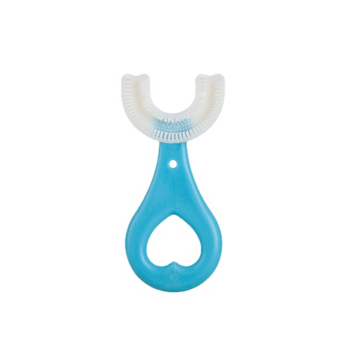Children's U-shaped toothbrush U-shaped infant baby 2-6-12 years old soft-bristled silicone mouth cleaning artifact