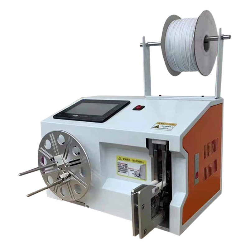 Полностью Автоматическая проволока обмотки и переплета машина сенсорный экран полуавтоматическая проволока обмотки и переплета интегрированной линии передачи данных Шнур питания привязки пояса обмотки машины