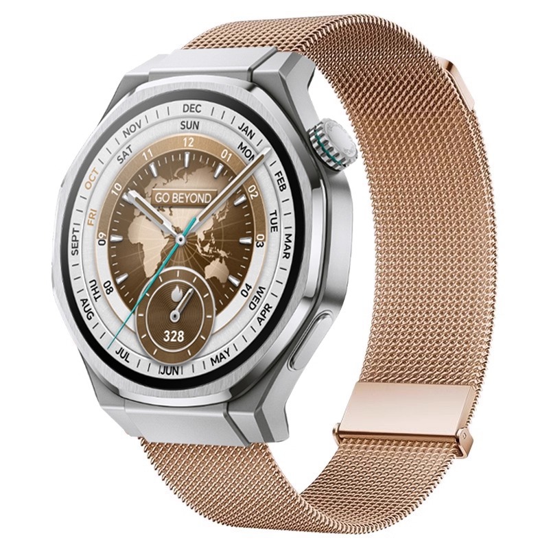 공식 동일 모델 - 업그레이드된 듀얼 마그네틱 밀라노 스트랩 [로즈 골드]