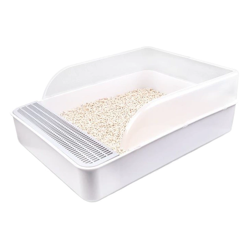 Pet большой полузакрытый пластиковый кошачий Туалет топ-в кошачий Туалет домашнее животное полностью закрытый кошачий Туалет оптом