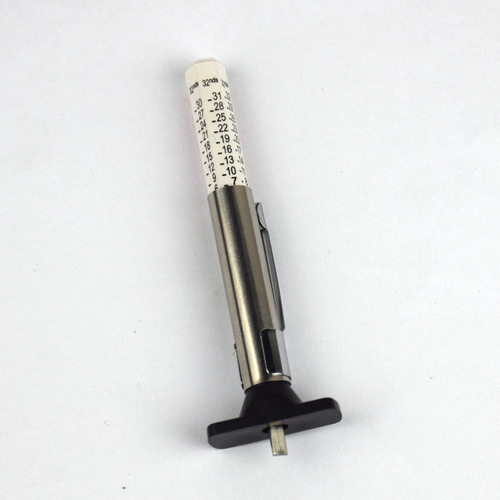 Colorful scale plastic tire tread depth gauge 0-25mm depth meter tread depth gauge tire tread depth gauge tire tread pen